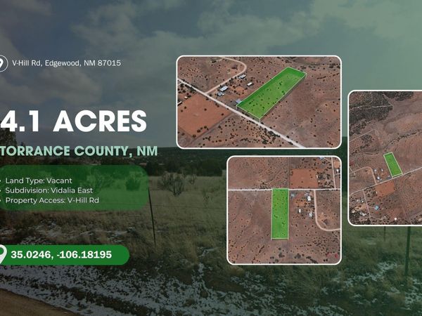 0 V-Hill- lot 12A Road , Edgewood, NM 87015