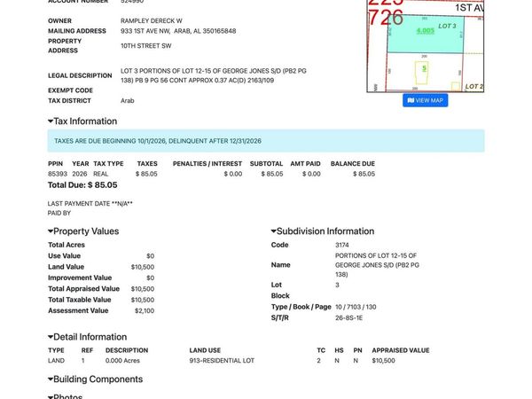 90 10th Street SW, Arab, AL 35016