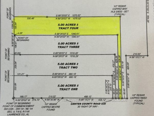 Lot #4 County Road 519, Moulton, AL 35650