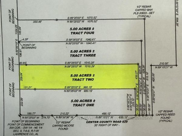 Lot #2 County Road 519, Moulton, AL 35650