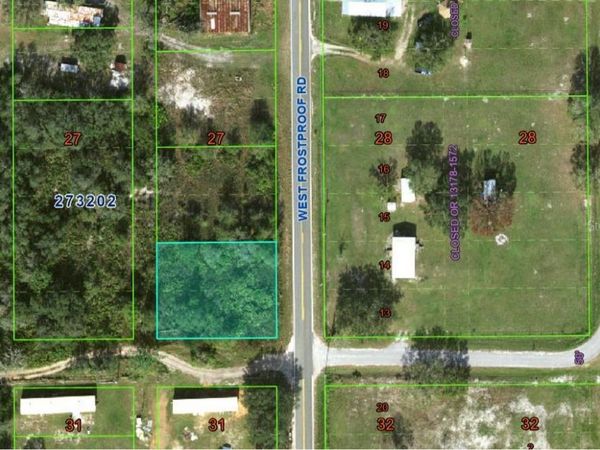 TBD WEST FROSTPROOF ROAD , Unit LOT 11 & 1, FROSTPROOF, FL 33843