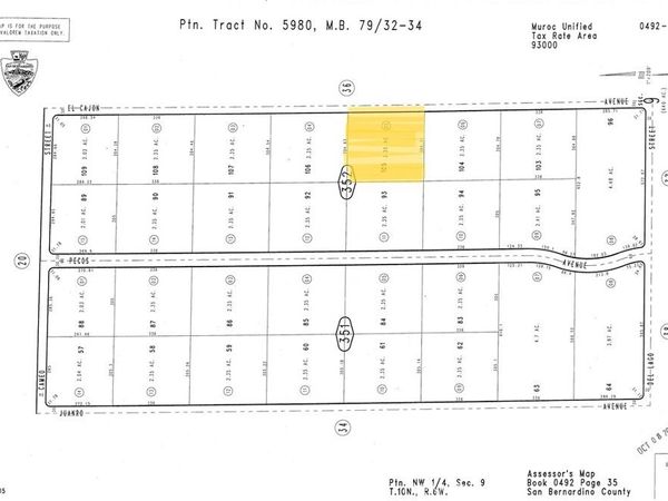 0 el Cajon Avenue, Boron, CA 93516