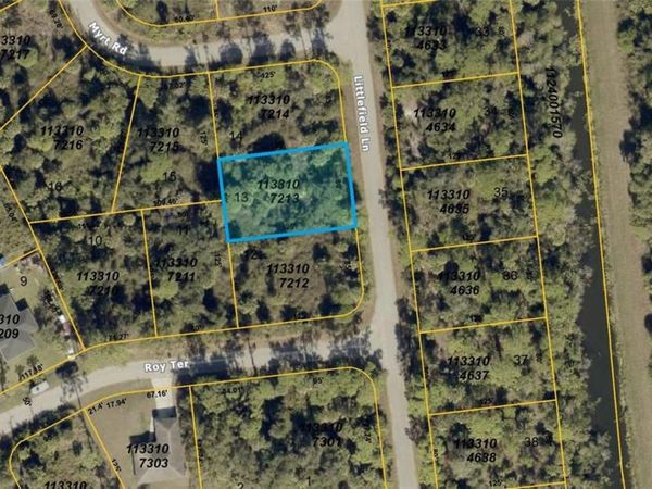 Lot 13, LITTLEFIELD LANE , NORTH PORT, FL 34288