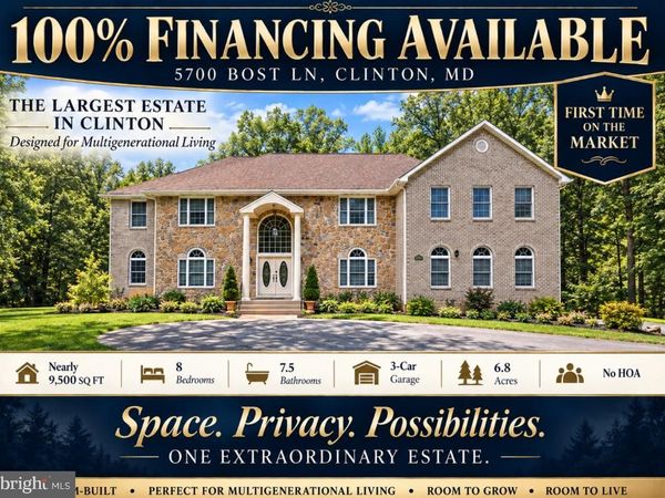 5700 BOST LANE, CLINTON, MD 20735