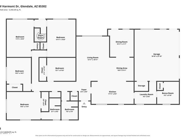 5741 W HARMONT Drive, Glendale, AZ 85302