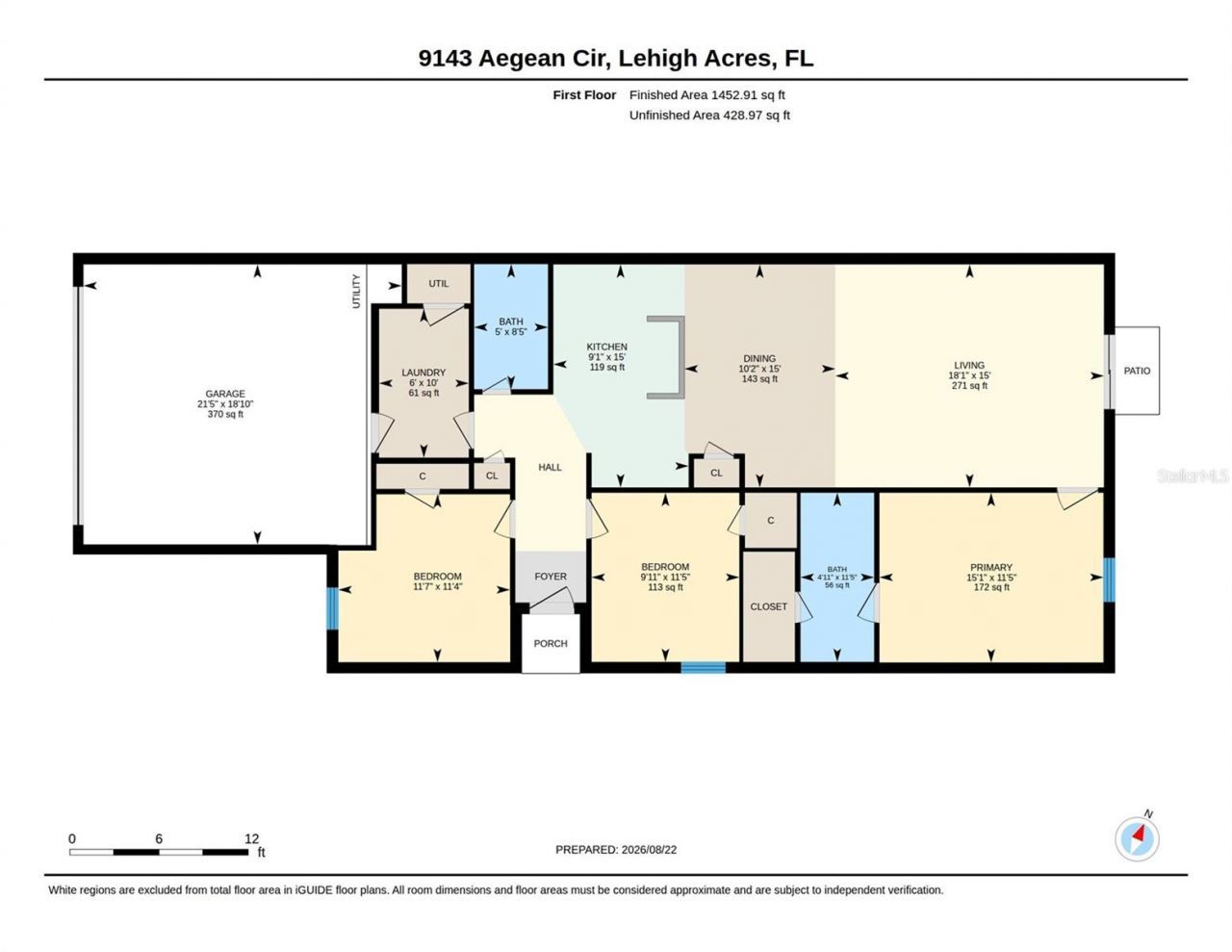 9143 Aegean Circle , Lehigh Acres, FL 33936 Photo