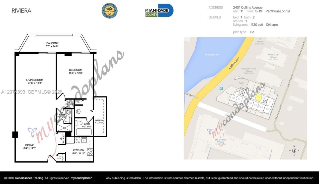 2401 Collins Ave, Unit 1711, Miami Beach, FL 33140 Photo