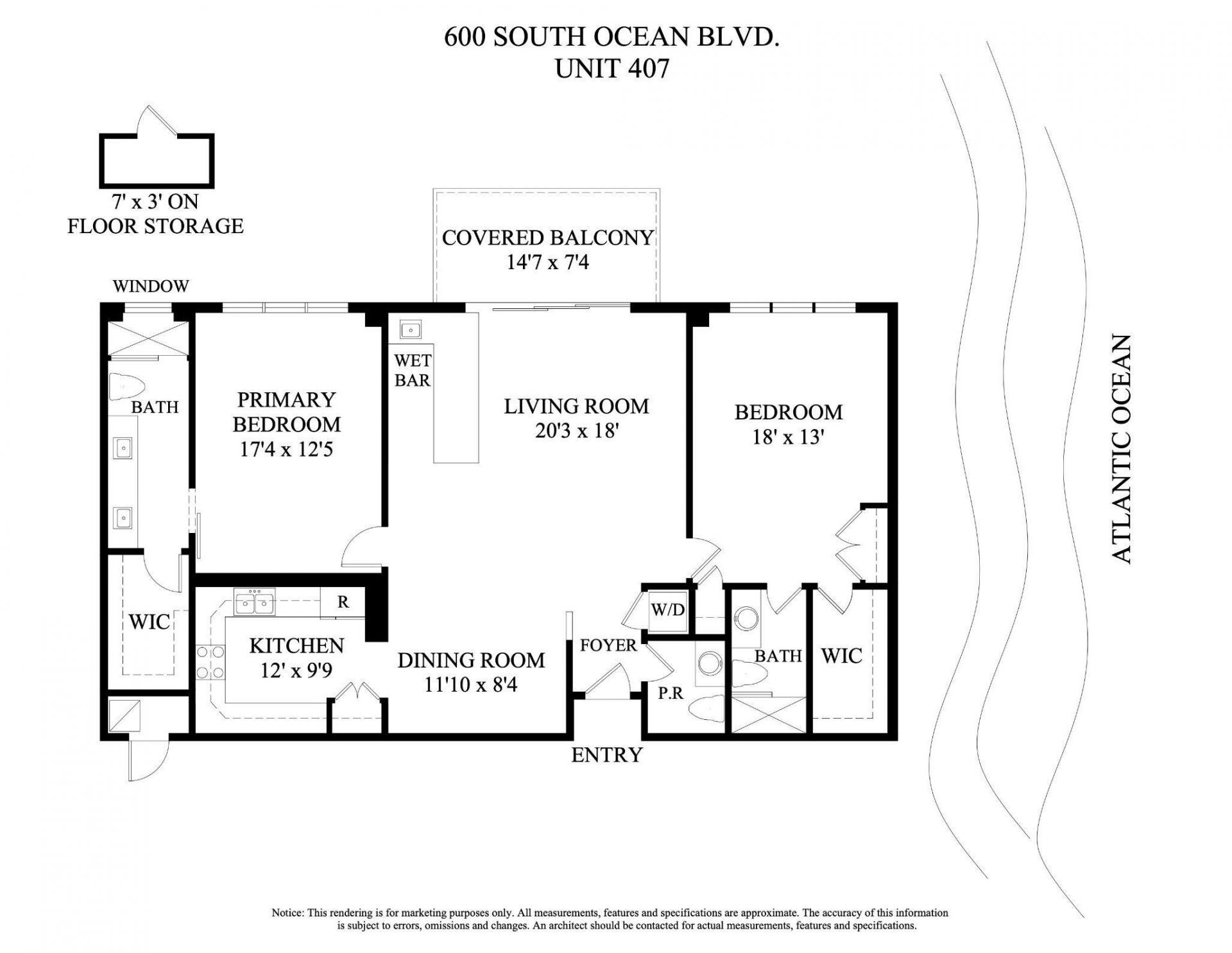 600 S Ocean Boulevard, Unit 407, Boca Raton, FL 33432 Photo