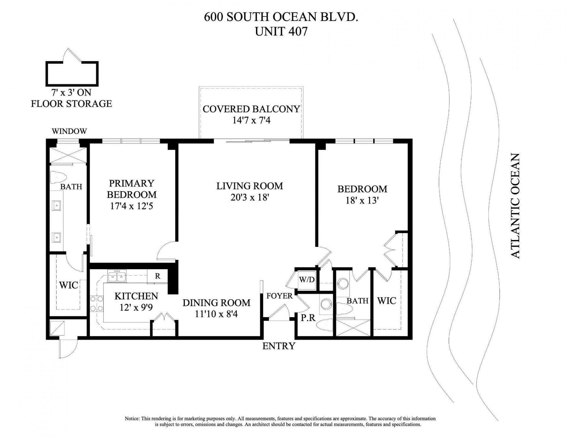 600 S Ocean Boulevard, Unit 407, Boca Raton, FL 33432 Photo