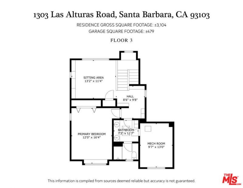 1303 Las Alturas Road, Santa Barbara, CA 93103 Main Photo