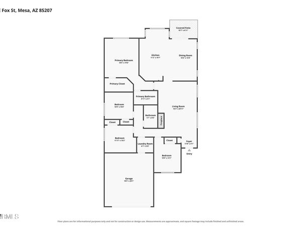 9011 E FOX Street, Mesa, AZ 85207