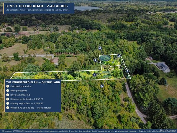 3195 E Pillar Drive , Webster Township, Mi 48189