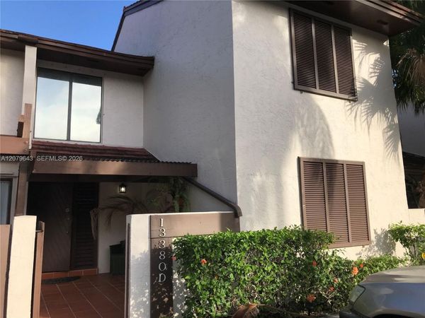 13380 SW 91st Ter , Unit D, Miami, FL 33186