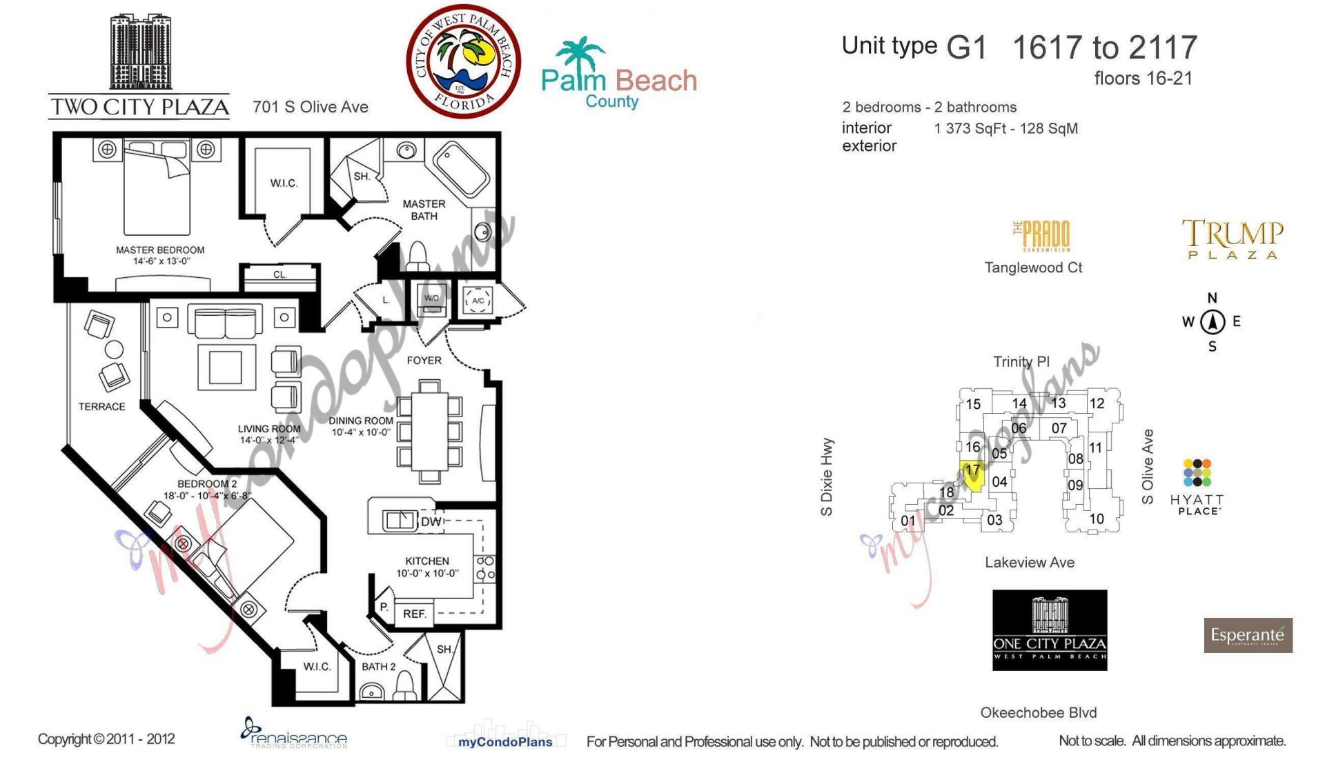 701 S Olive Avenue, Unit 1817, West Palm Beach, FL 33401 Photo