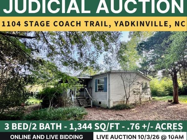 1104 Stage Coach Trail , Yadkinville, NC 27055