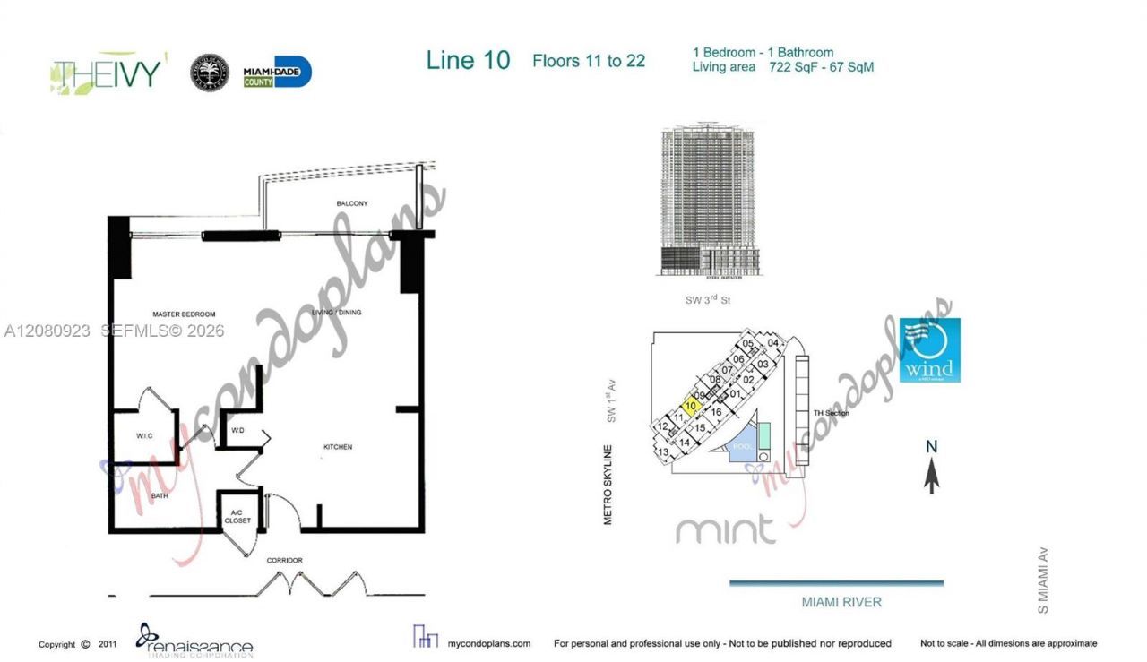 90 SW 3rd St , Unit 2210, Miami, FL 33130 Photo
