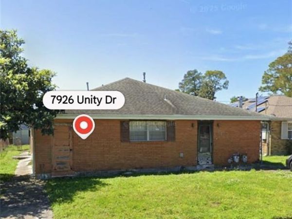 7926 UNITY Drive, New Orleans, LA 70128