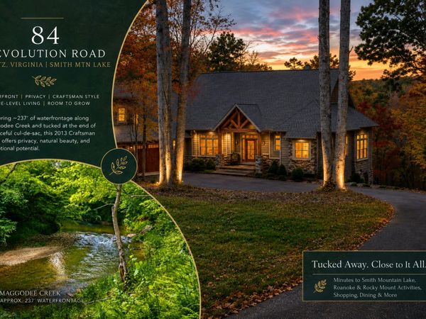 84 Revolution RD , Wirtz, VA 24184