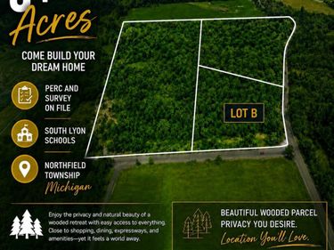 Lot B Nollar Road , Northfield Township, Mi 48178