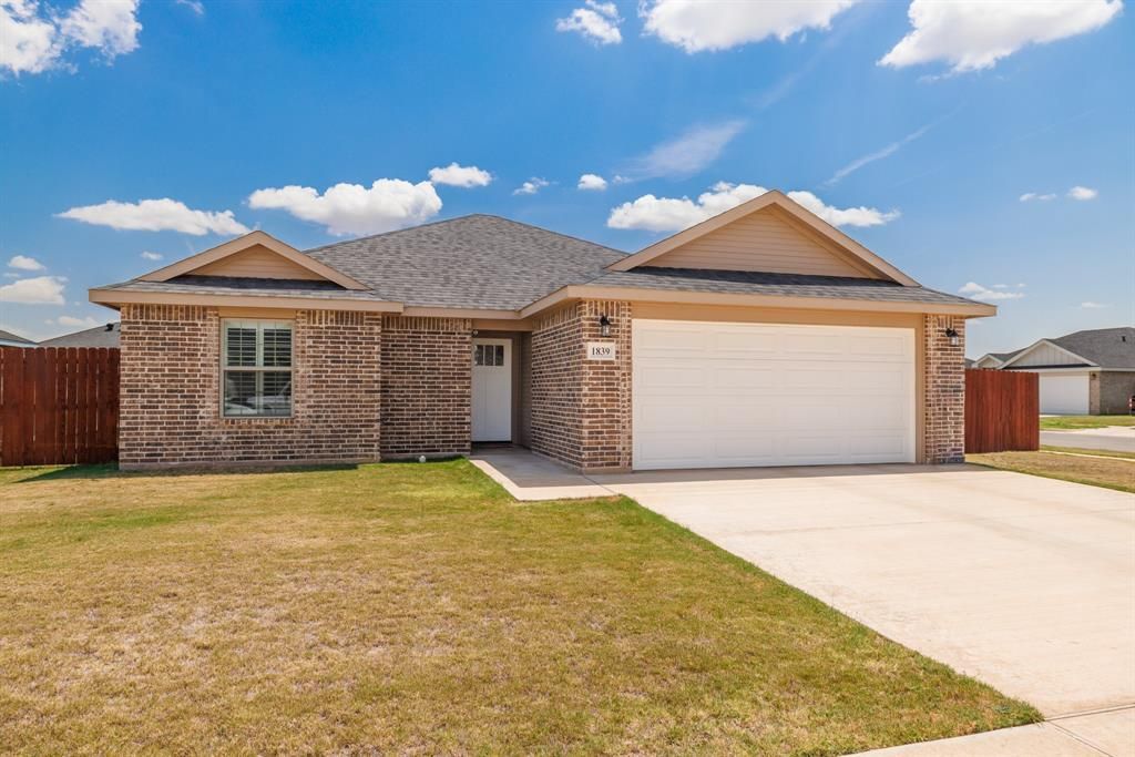 1839 Sweetwater Lane, Abilene, TX 79602 Main Photo