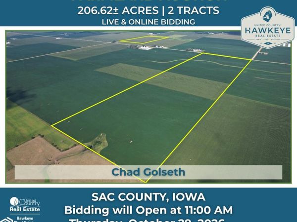 Sierra Ave & 200th St, Sac City, IA 50583