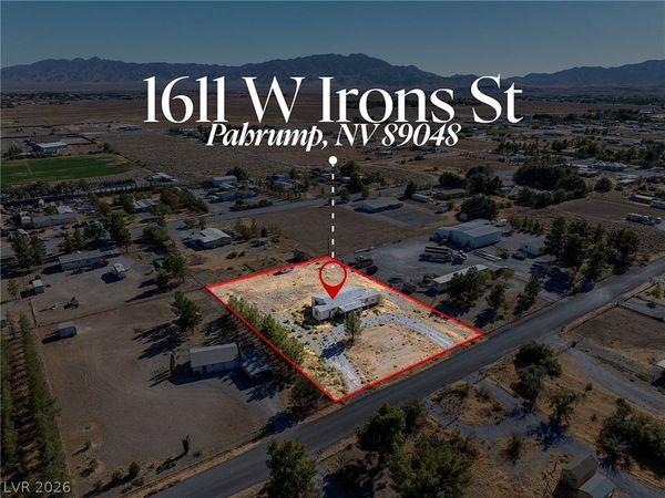 1611 W Irons Street , Pahrump, NV 89048
