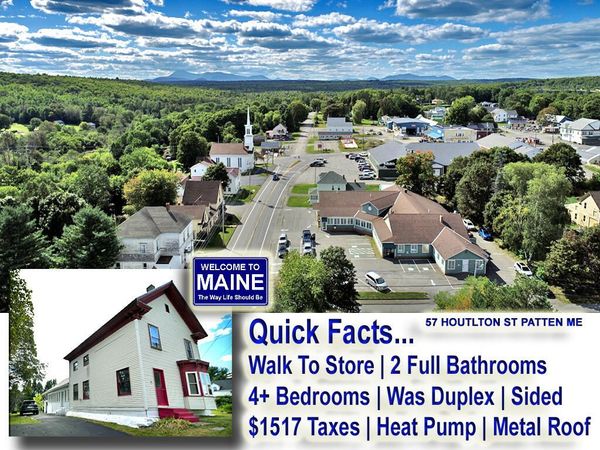 57 Houlton Street , Patten, ME 04765