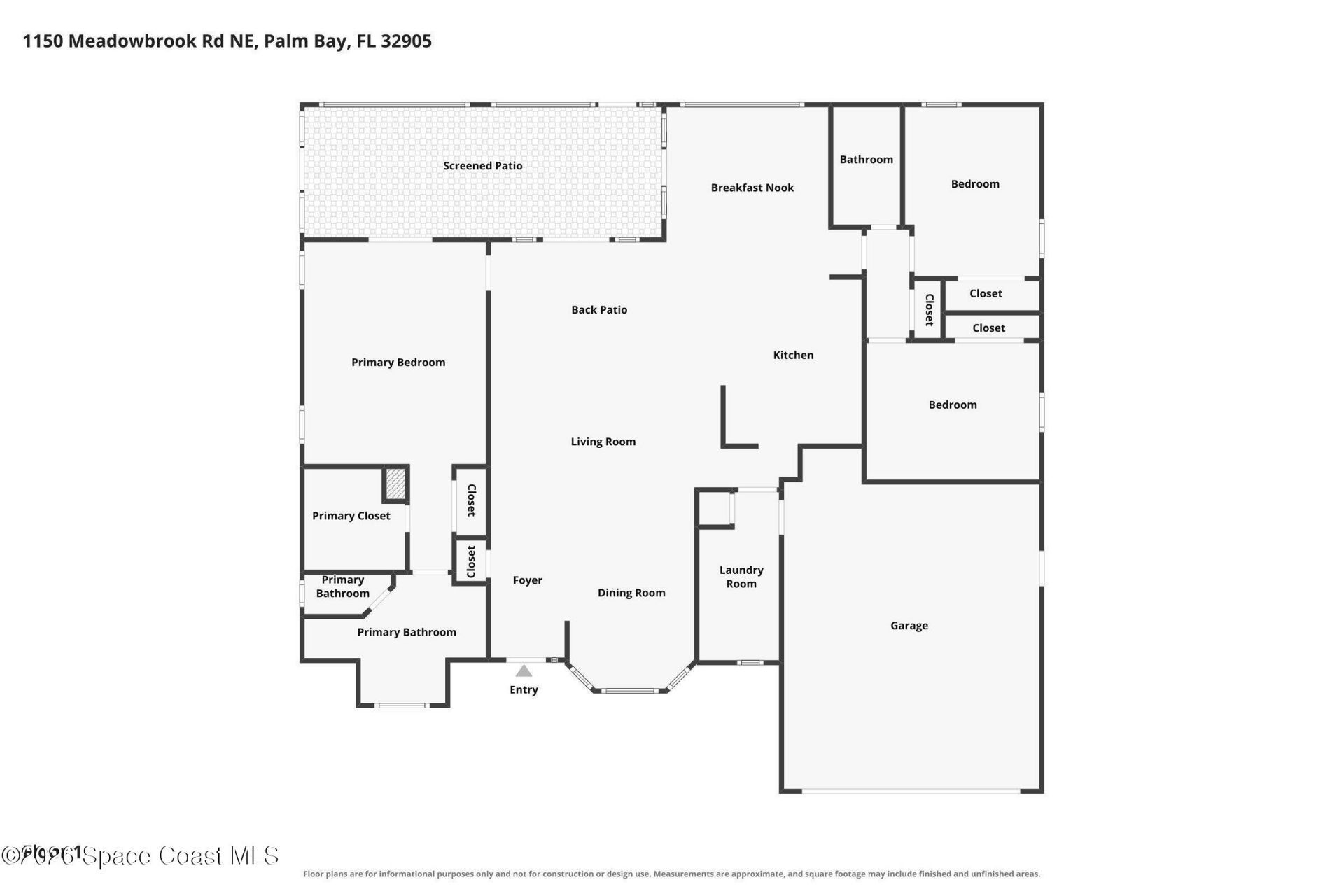 1150 Meadowbrook Road NE , Palm Bay, FL 32905 Photo