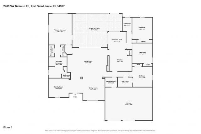 2489 SW Galiano Road, Port Saint Lucie, FL 34987 Photo
