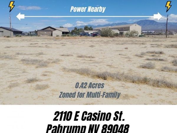 2110 E Casino Street , Pahrump, NV 89048