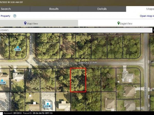 GINGOLD STREET NW STREET , PALM BAY, FL 32907