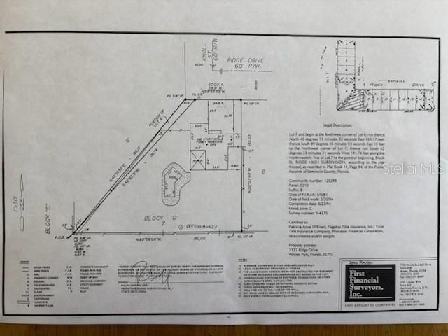 2122 Ridge Drive, Winter Park, FL 32792 Photo