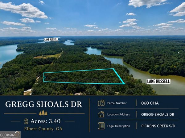 LOT 1 Gregg Shoals Drive, Elberton, GA 30635