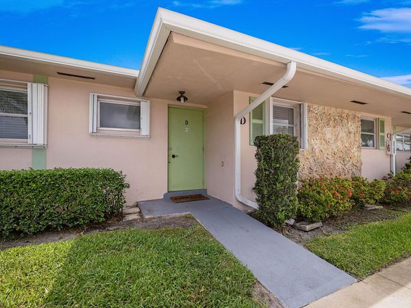 2688 Dudley Drive E, Unit D, West Palm Beach, FL 33415