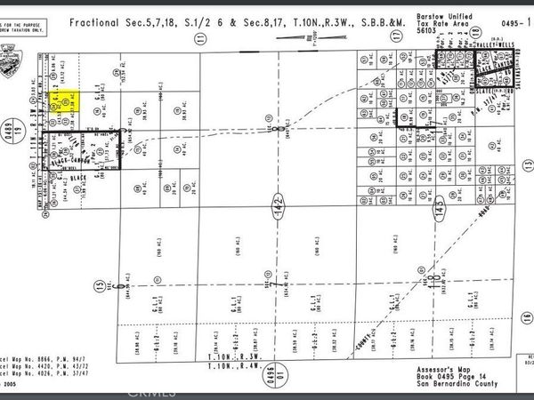 0 Holstead Parcel #0495-142-35 Road, Hinkley, CA 92347