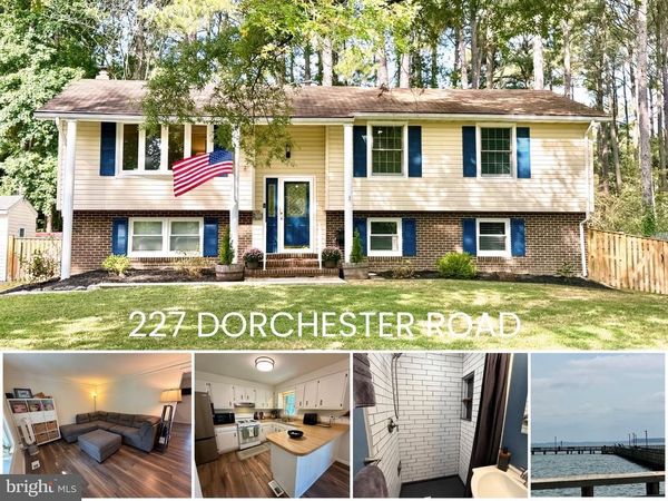 227 DORCHESTER ROAD, STEVENSVILLE, MD 21666