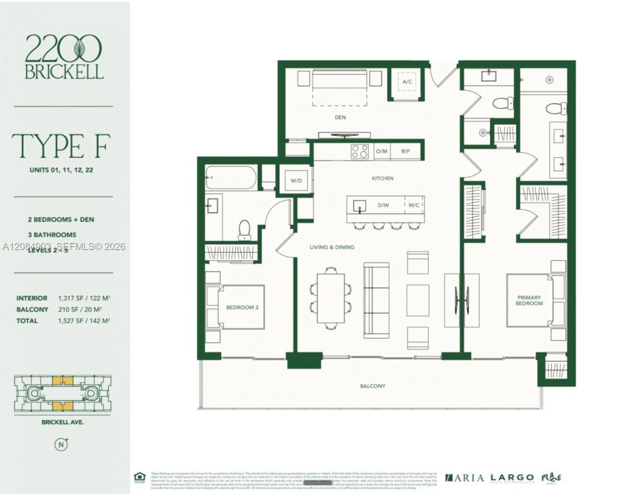 2200 Brickell Avenue , Unit 422, Miami, FL 33129 Photo