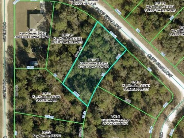 15551 CLIFF SWALLOW ROAD , WEEKI WACHEE, FL 34614
