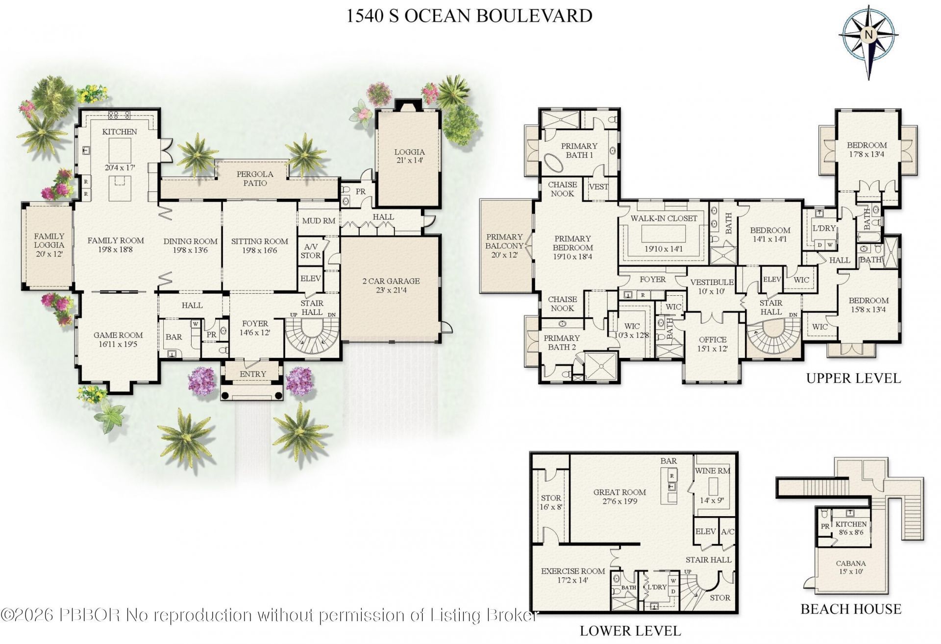 1540 S Ocean Boulevard, Palm Beach, FL 33480 Photo