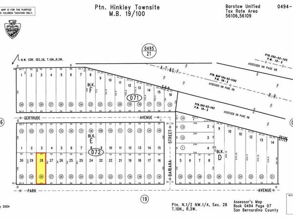 0 Park Avenue, Hinkley, CA 92347