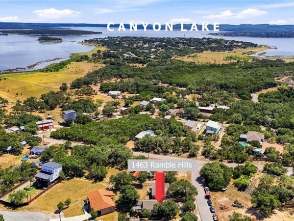 1463 Ramble Hills, Canyon Lake, TX 78133
