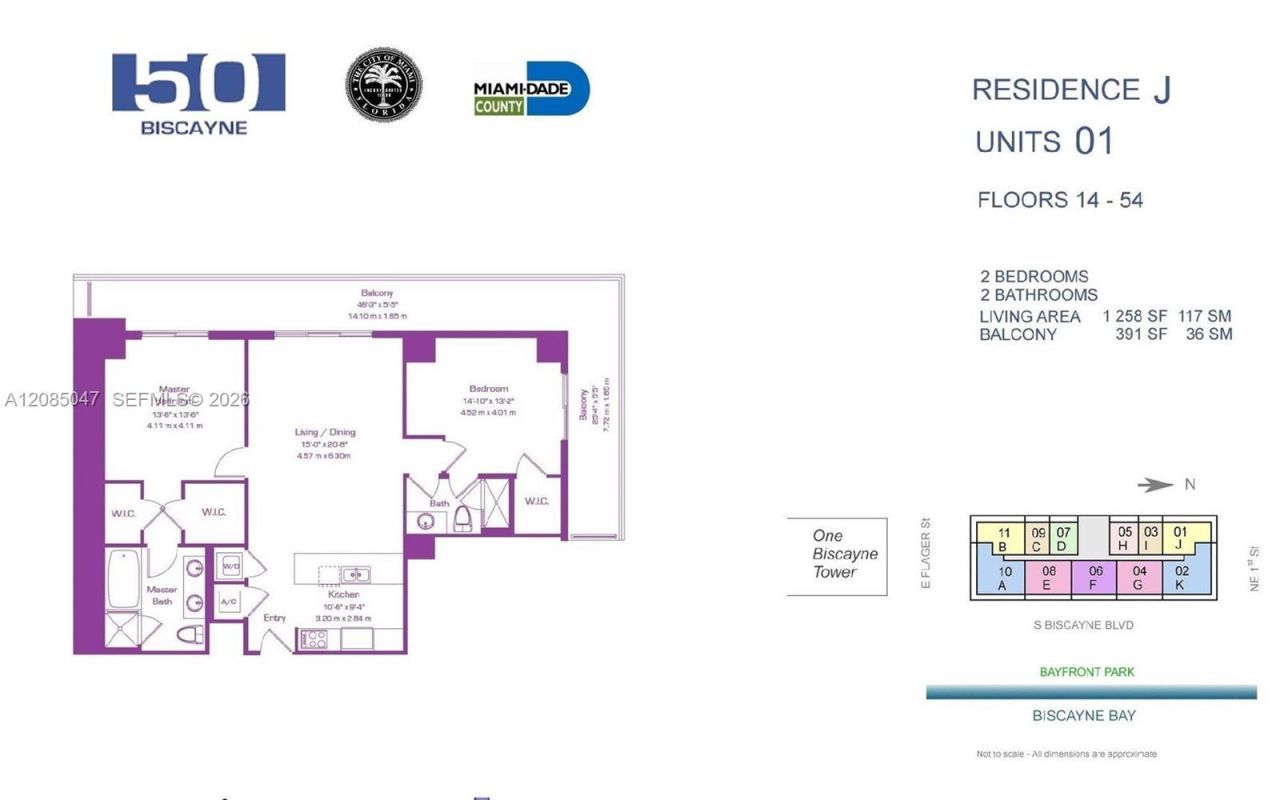 50 Biscayne Blvd, Unit 2801, Miami, FL 33132 Photo