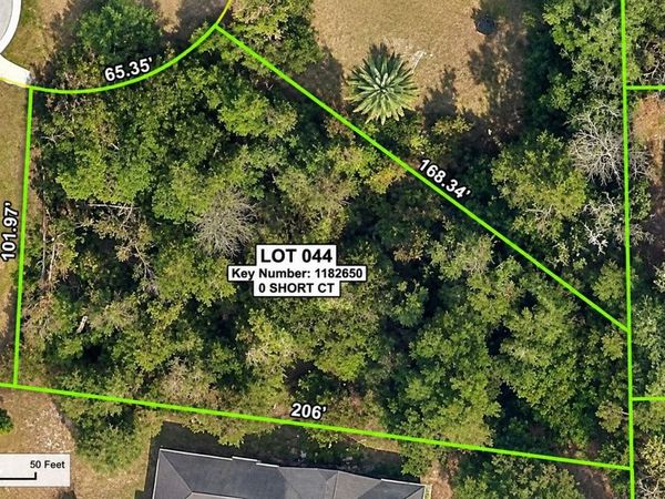 LOT 44 SHORT COURT , SPRING HILL, FL 34609