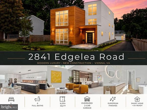2841 EDGELEA ROAD , VIENNA, VA 22181