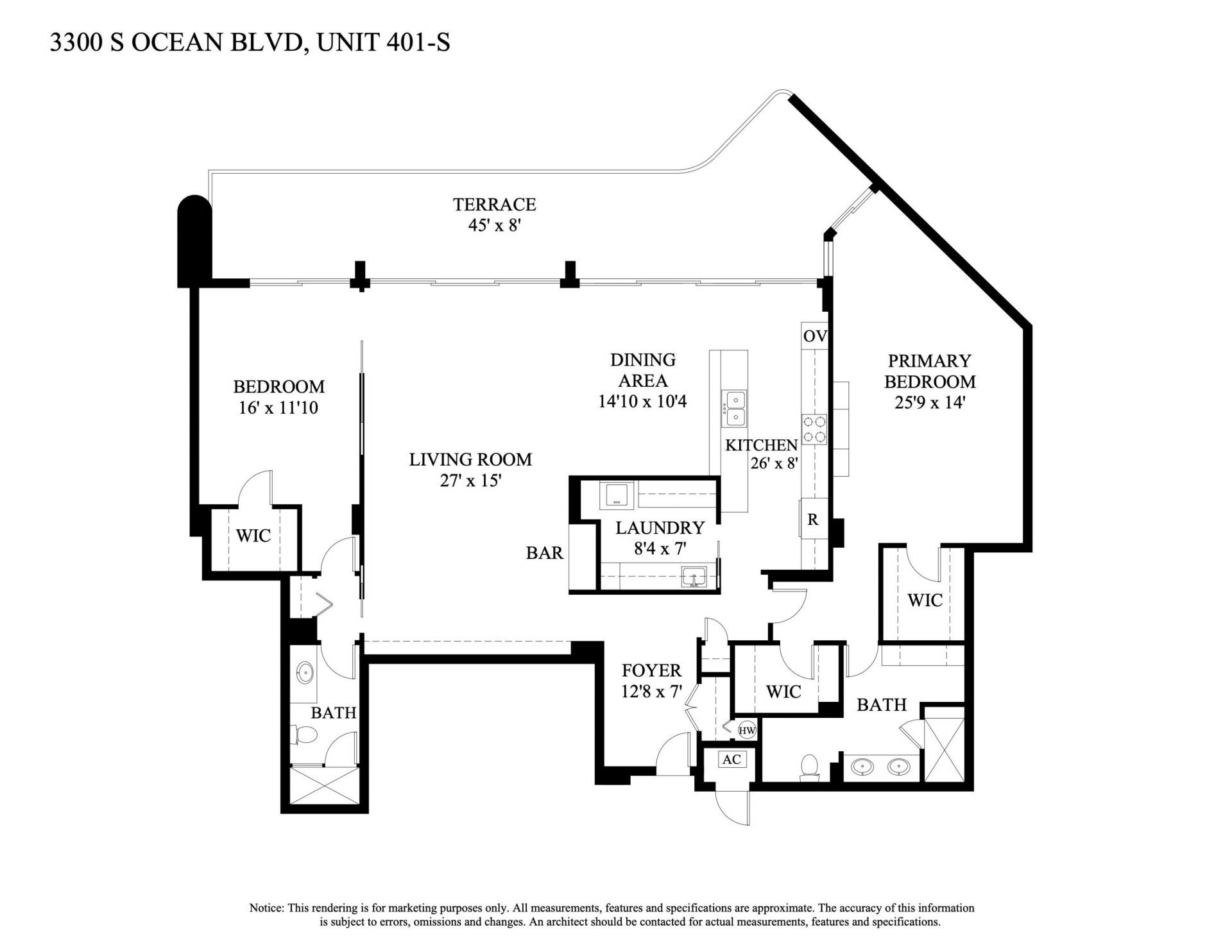 3300 S Ocean Boulevard, Unit 401s, Palm Beach, FL 33480 Photo