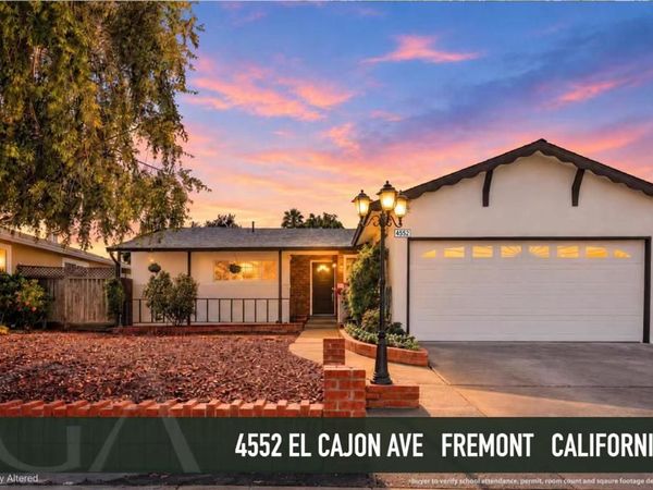 4552 El Cajon Avenue, Fremont, CA 94536