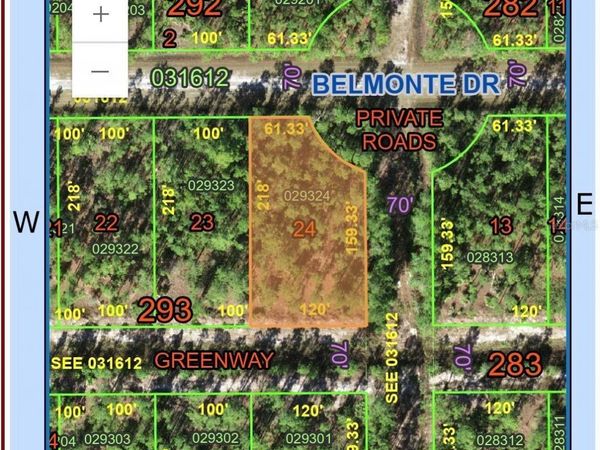 0 BELMONTE DRIVE , INDIAN LAKE ESTATES, FL 33855