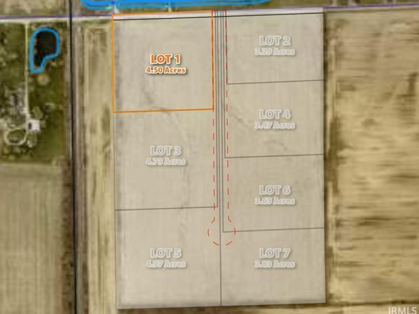 TBD Lot 1 E 500 N Road, Ossian, IN 46777