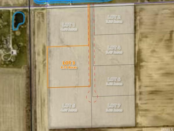 TBD Lot 3 E 500 N Road, Ossian, IN 46777