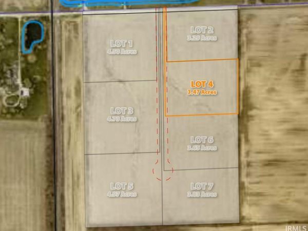 TBD Lot 4 E 500 N Road, Ossian, IN 46777